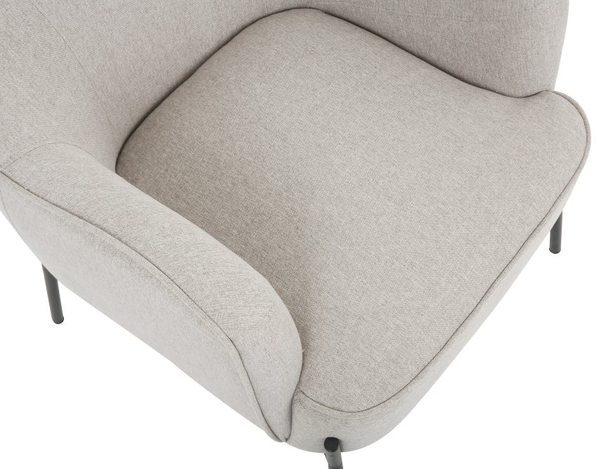 ONEX HuGo Ivory Armchair - Stylish Linen Fabric for Ultimate Comfort