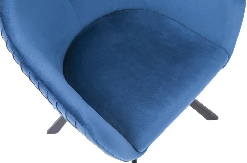 ONEX TiRo Dining Chair Ocean Blue - Dutch Velvet