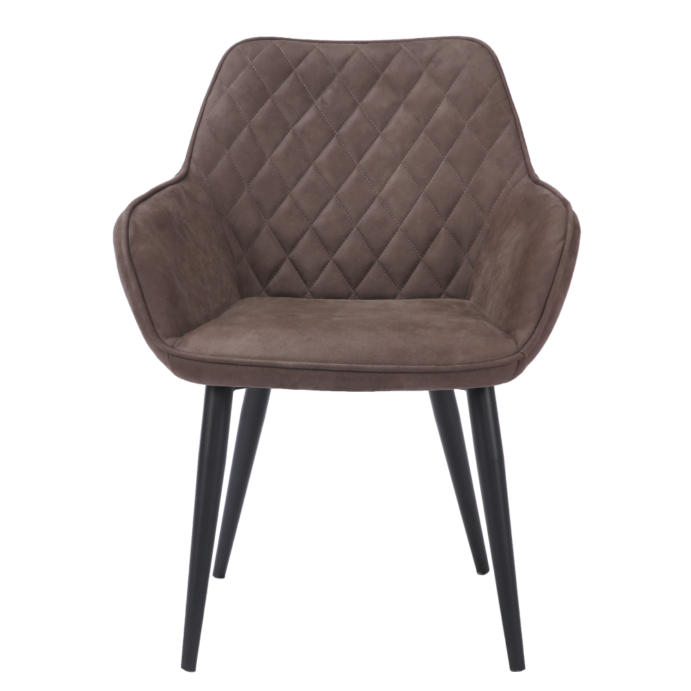 Fabric carver best sale dining chairs