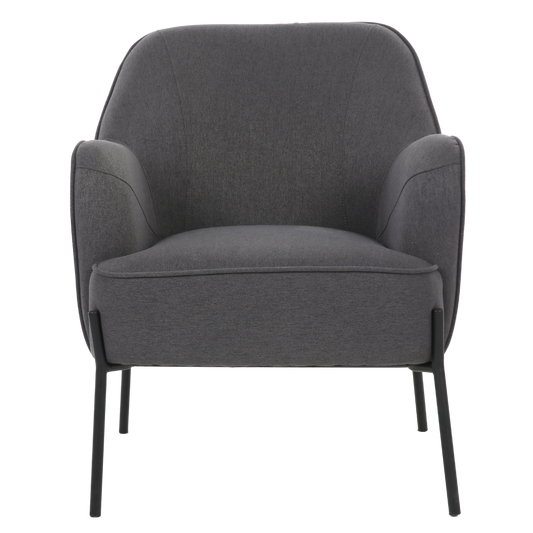 ONEX HuGo Dark Grey Armchair - Stylish Linen Fabric for Ultimate Comfort