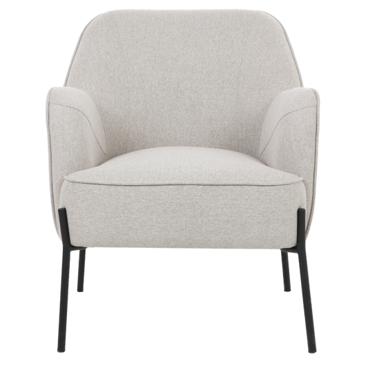 ONEX HuGo Ivory Armchair - Stylish Linen Fabric for Ultimate Comfort