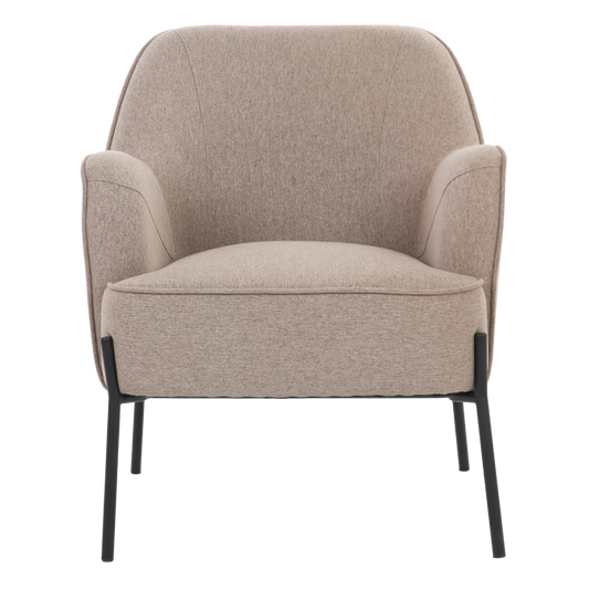 ONEX HuGo Light Brown Armchair - Stylish Linen Fabric for Ultimate Comfort