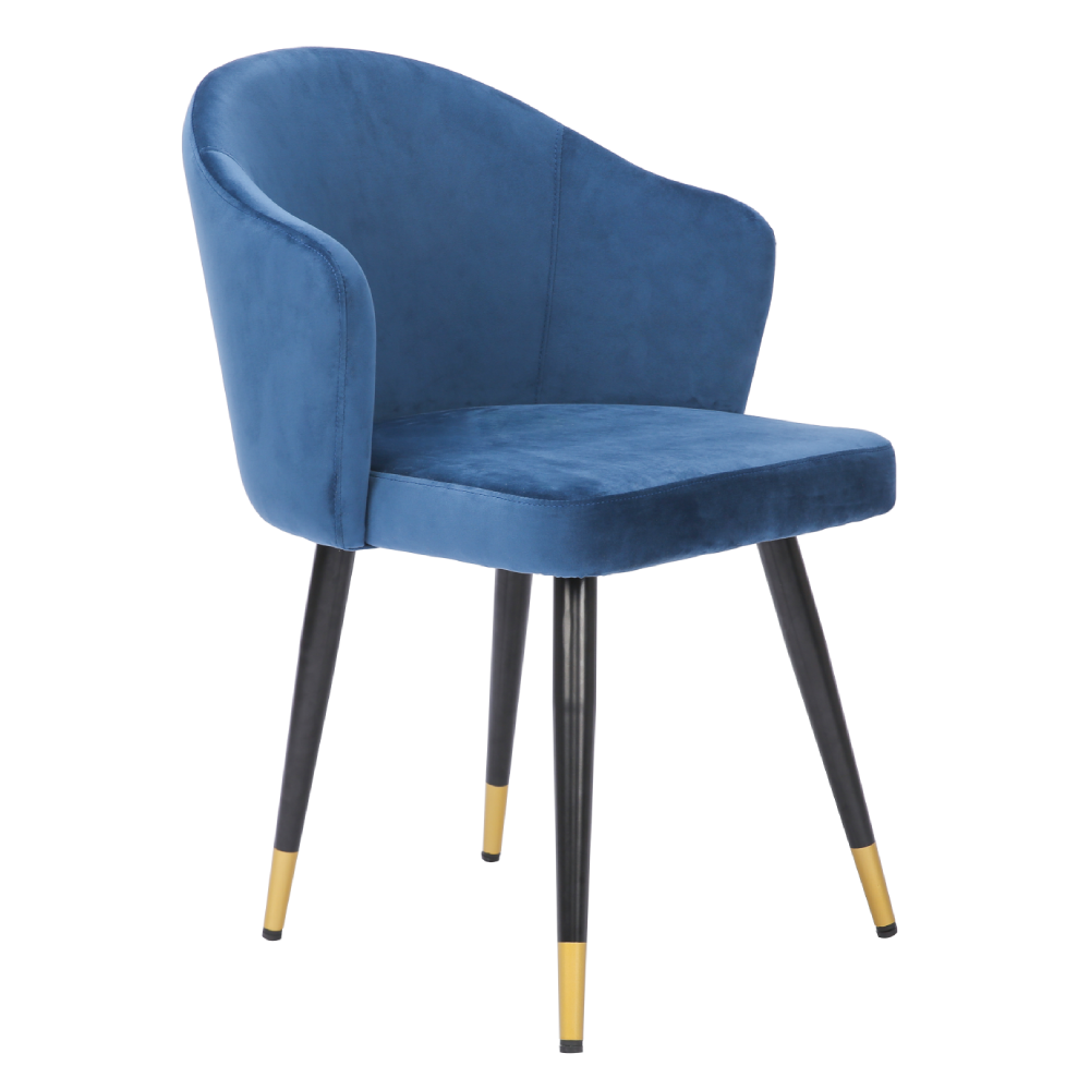 ONEX ViRo Dining Chair Ocean Blue - Dutch Velvet (Set of 2)