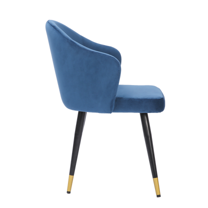 ONEX ViRo Dining Chair Ocean Blue - Dutch Velvet (Set of 2)