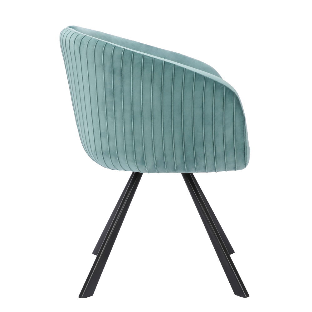 ONEX TiRo Dining Room Chair Dark Green  - Dutch Velvet