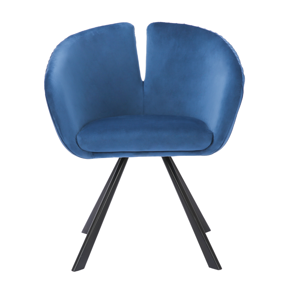 ONEX TiRo Dining Chair Ocean Blue - Dutch Velvet