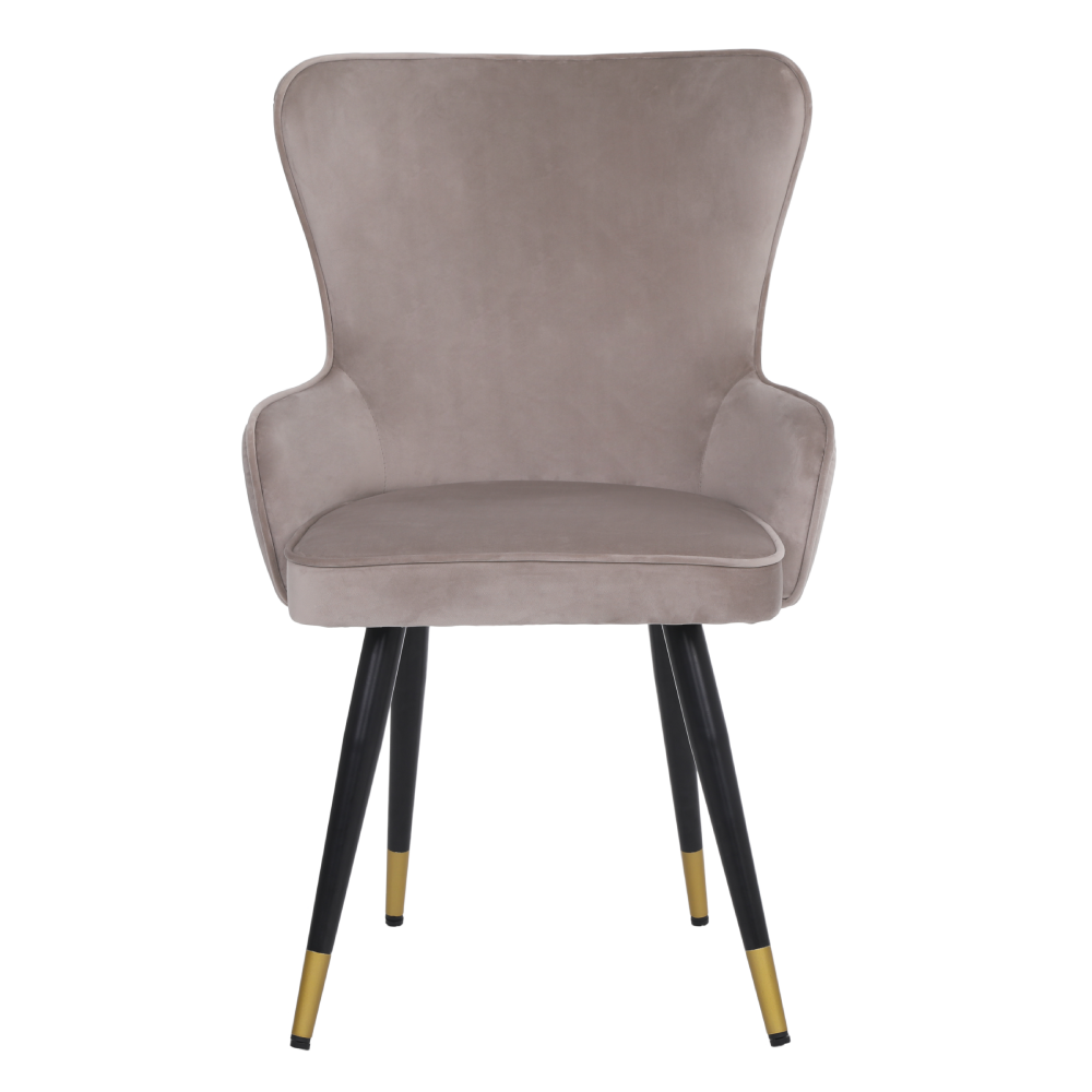 ONEX ViTa Dining Chair  Light Grey- Dutch Velvet (Set of 2)