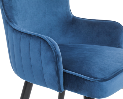 ONEX ViTa Dining Chair Ocean Blue - Dutch Velvet (Set of 2)